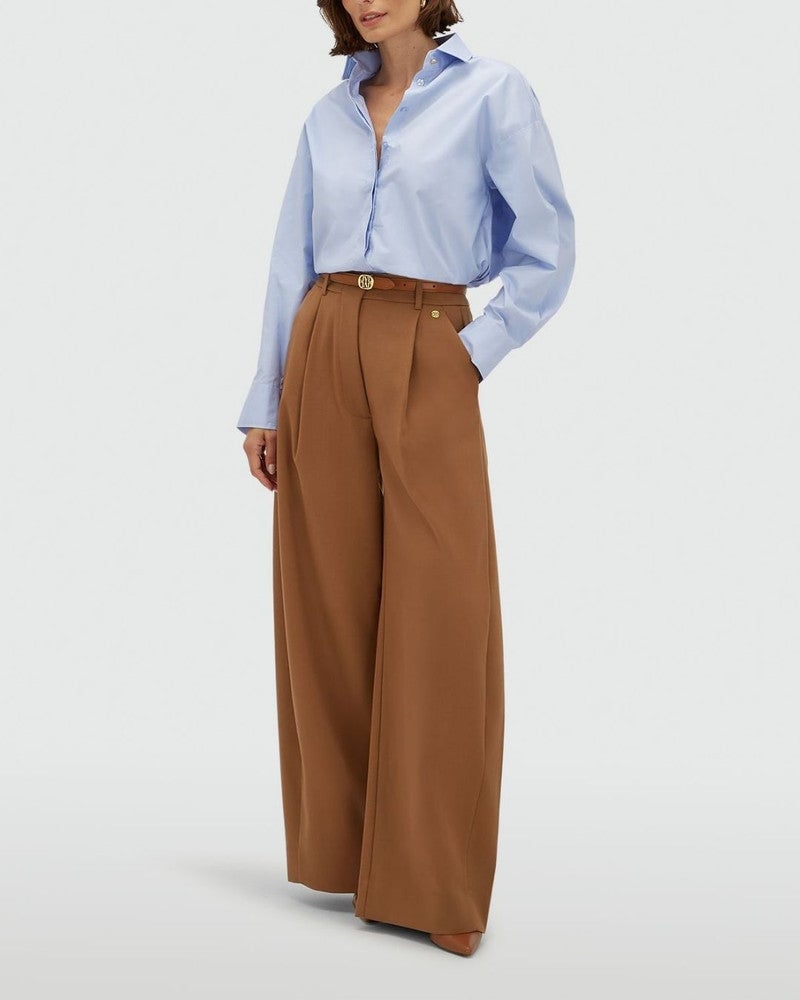 KYLE high waisted balloon fit pantalon Camel KYLE high waisted balloon fit pantalon Camel