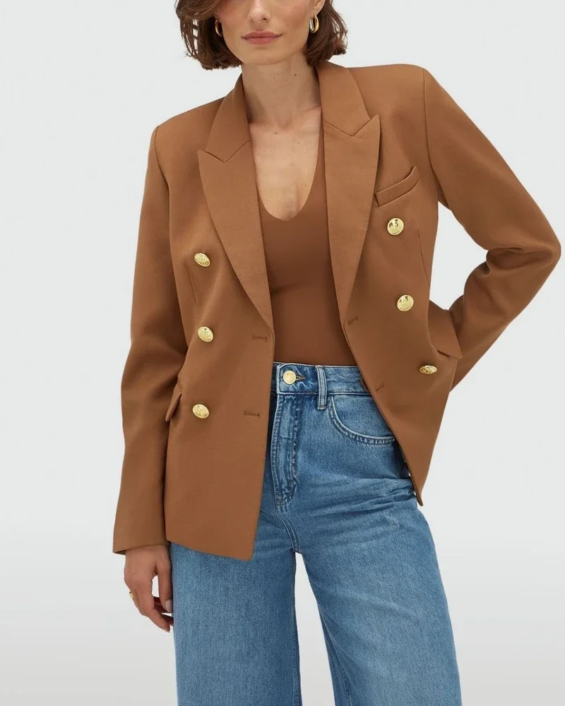 HEIDI fitted blazer Camel HEIDI fitted blazer Camel