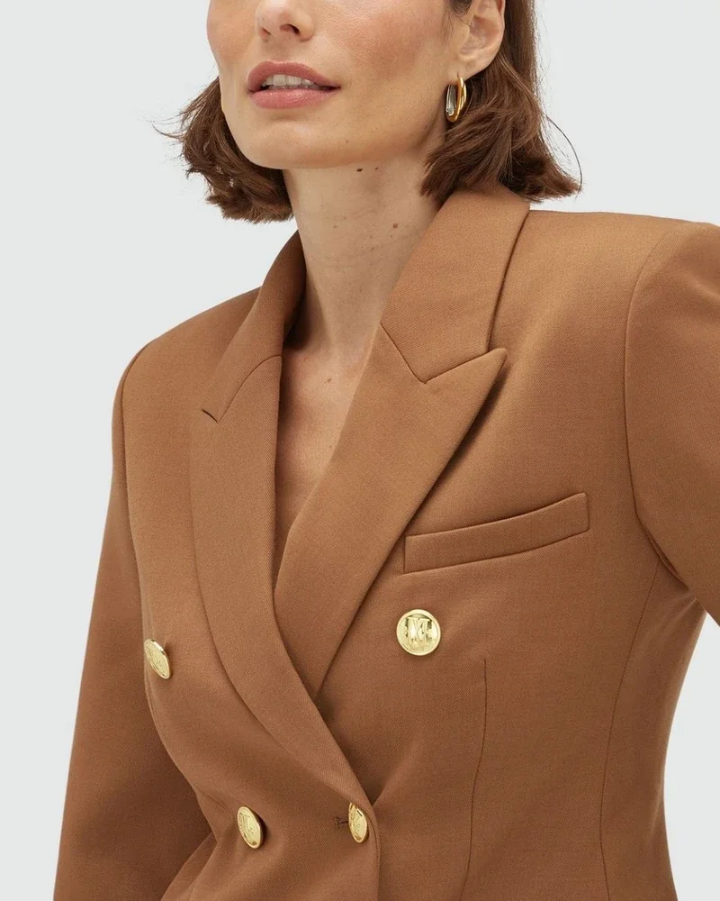 HEIDI fitted blazer Camel HEIDI fitted blazer Camel