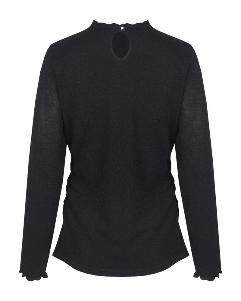 Eira knit top Zwart 1 Eira knit top Zwart 1