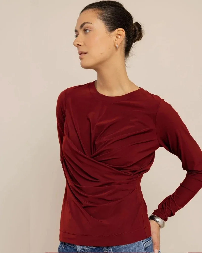 Janice top Rood Janice top Rood