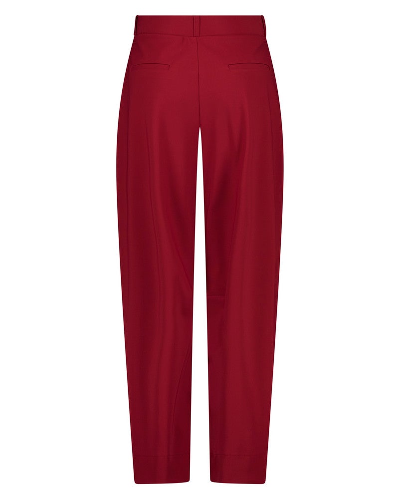 Marlis bonded barrel trousers Rood Marlis bonded barrel trousers Rood