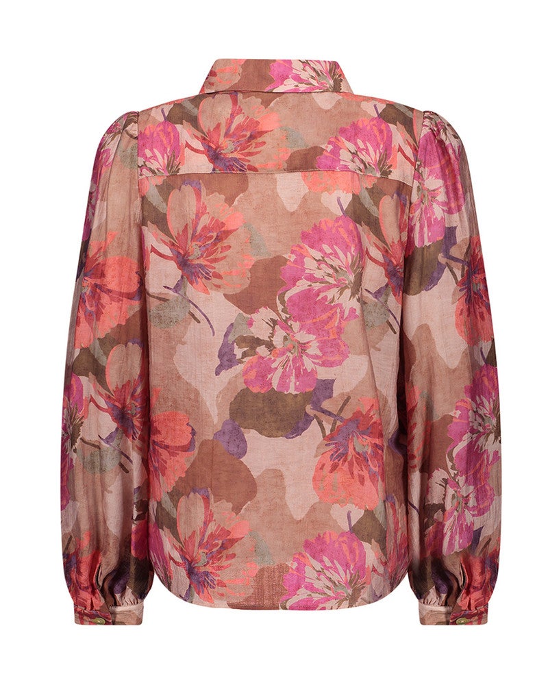 Blouse with flowers Multi Blouse with flowers Multi