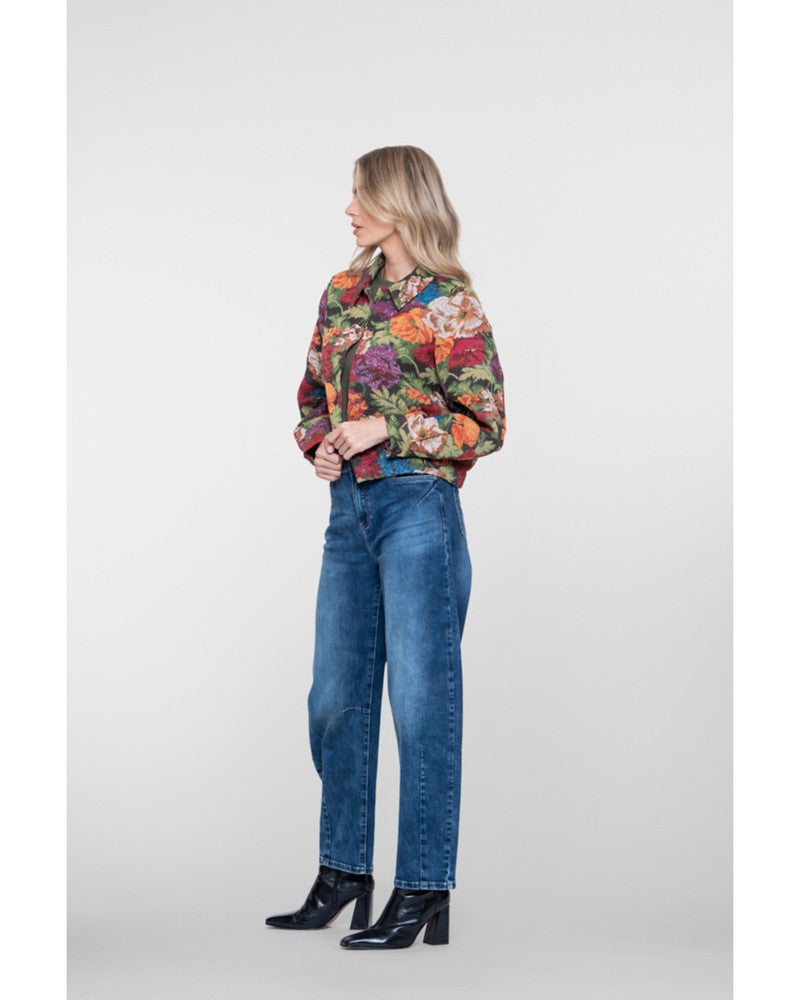 Jeans barrel Blauw Jeans barrel Blauw