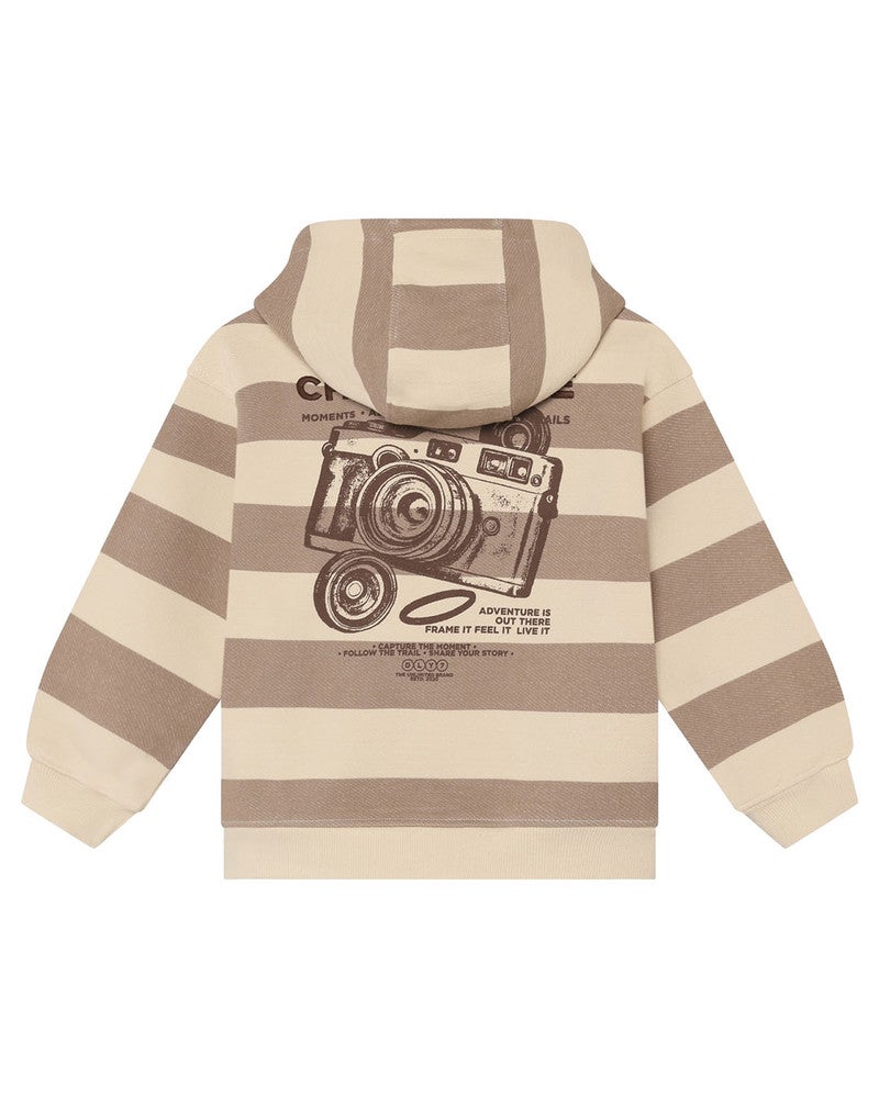 Oversized Hoodie Backprint Blockstripe Bruin 1 Oversized Hoodie Backprint Blockstripe Bruin 1