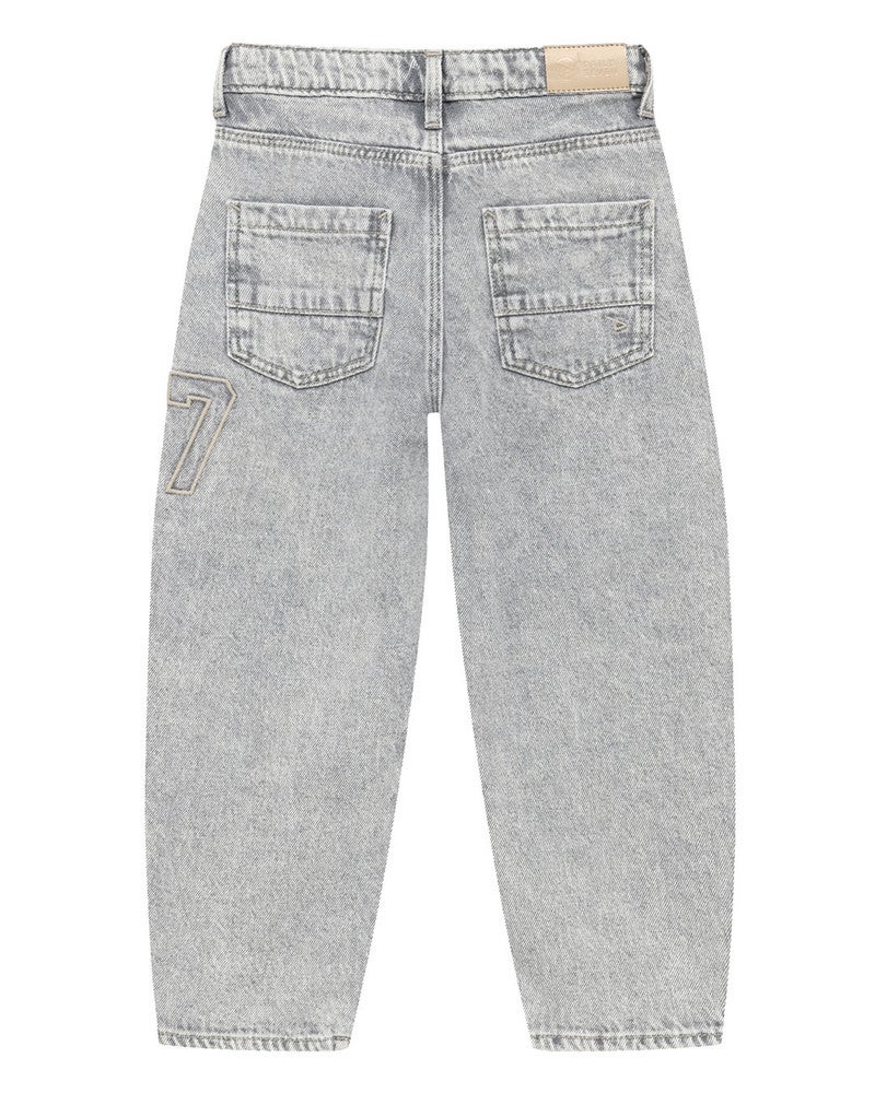 Denim Barrel Fit Light Grey Grijs Denim Barrel Fit Light Grey Grijs