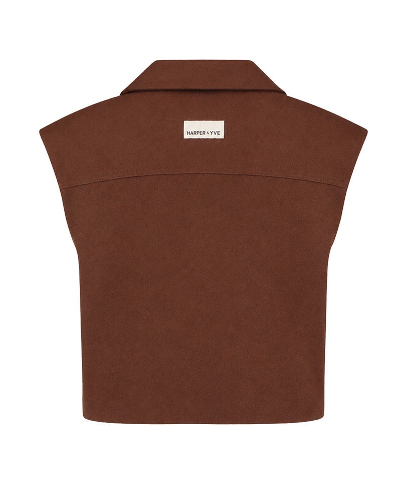 ESMEE-GILET Bruin 1 ESMEE-GILET Bruin 1