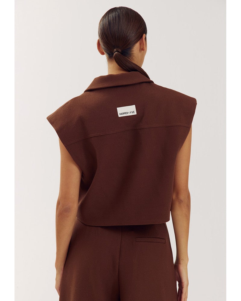 ESMEE-GILET Bruin 1 ESMEE-GILET Bruin 1