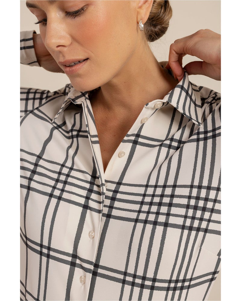 Poppy check shirt Off White Poppy check shirt Off White