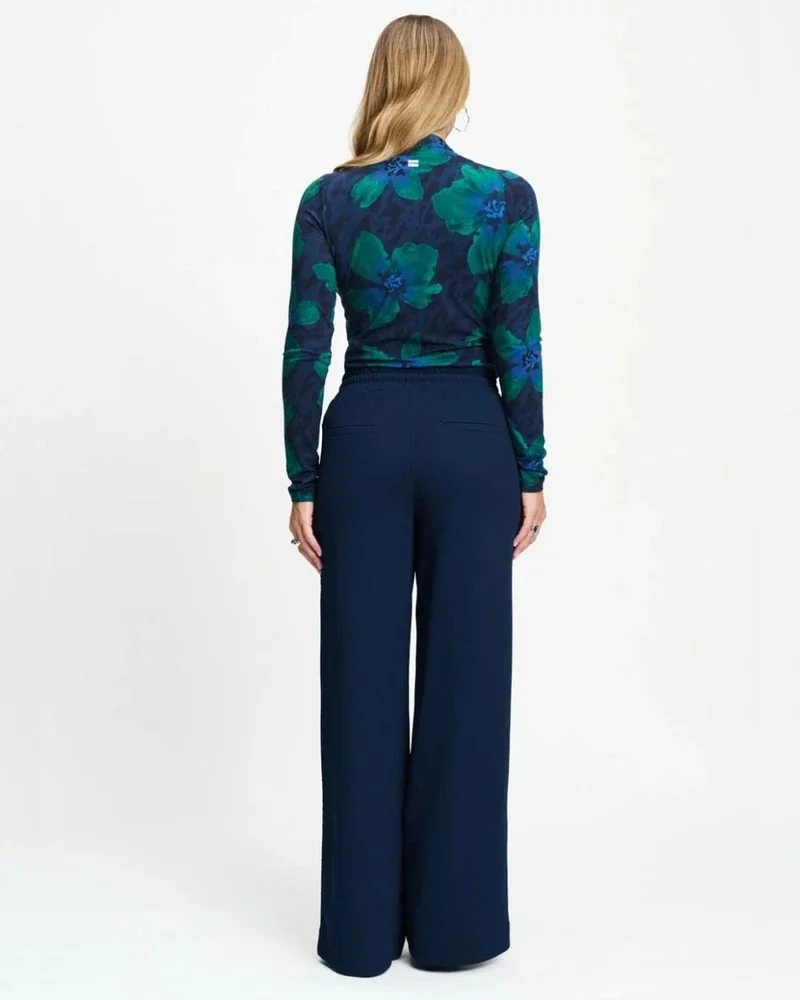PANTS - Leah Eternal Blue Blauw PANTS - Leah Eternal Blue Blauw
