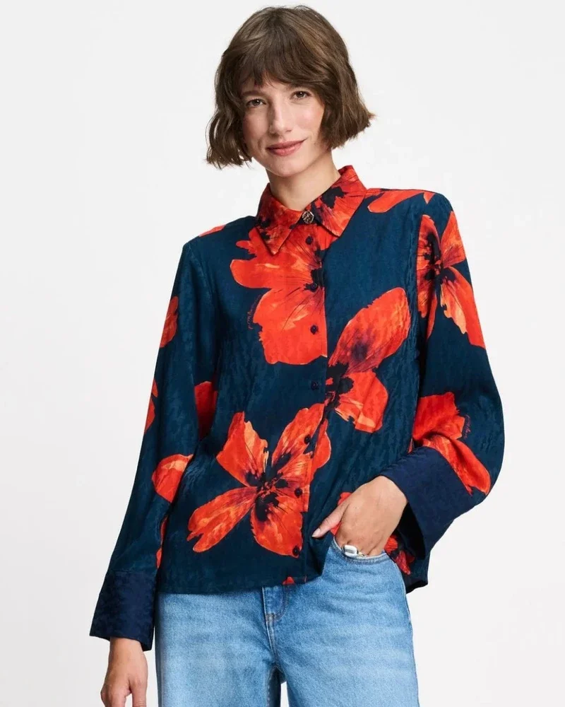 BLOUSE - Alex Bloom Rouge Multi BLOUSE - Alex Bloom Rouge Multi