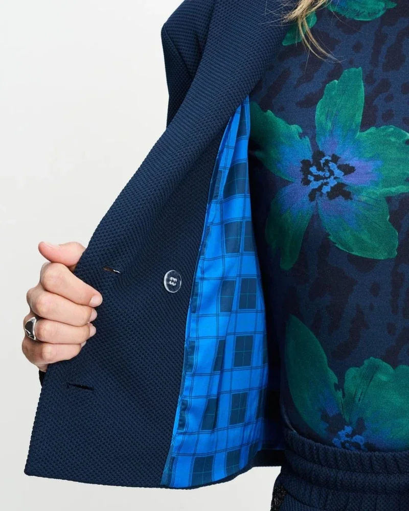 BLAZER - Cassie Eternal Blue Blauw BLAZER - Cassie Eternal Blue Blauw