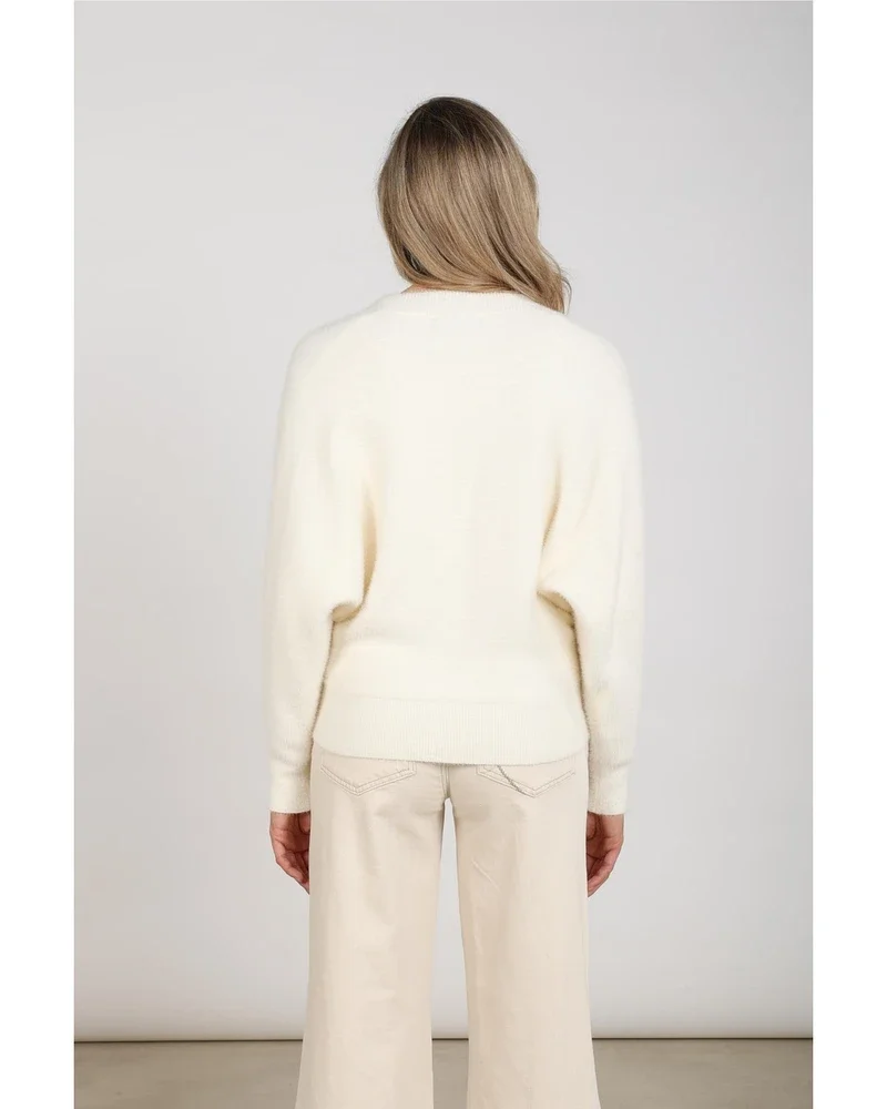 Beau Pullover Wrap Off White Beau Pullover Wrap Off White
