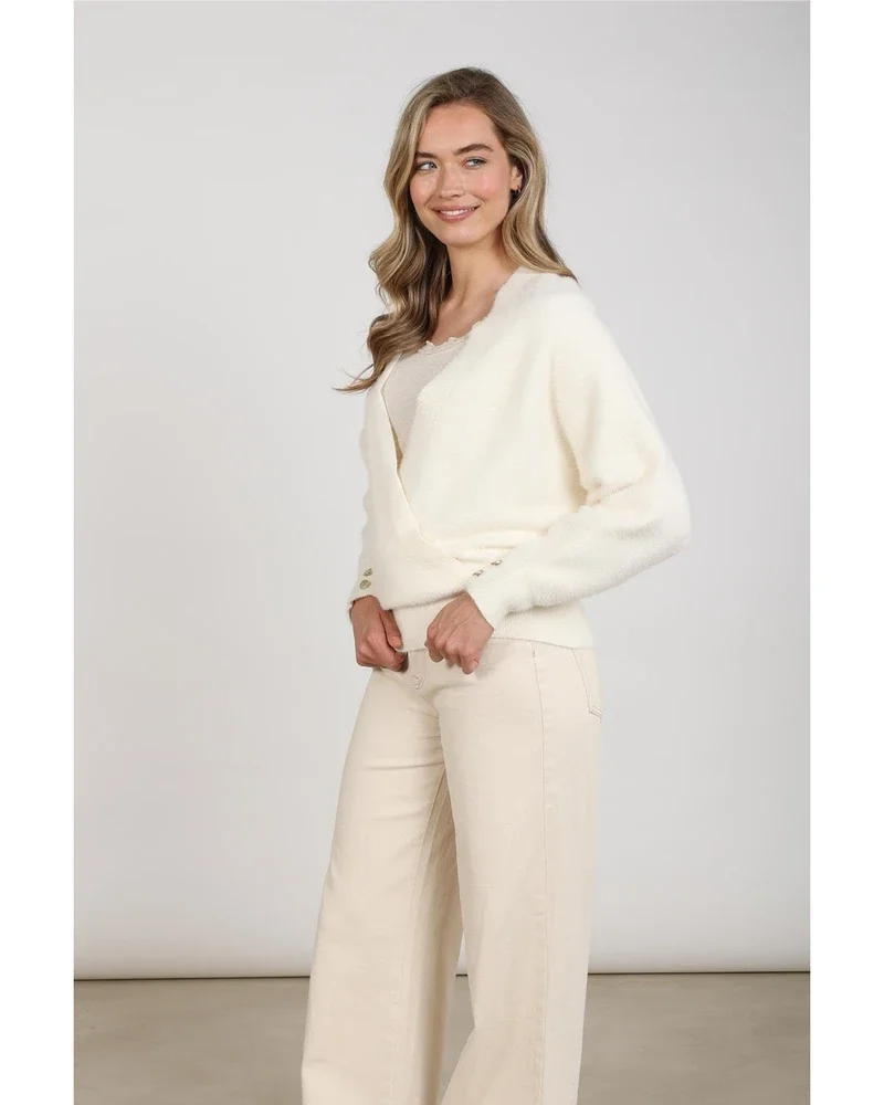 Beau Pullover Wrap Off White Beau Pullover Wrap Off White