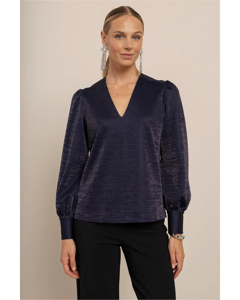Crisje top Donker Blauw Crisje top Donker Blauw