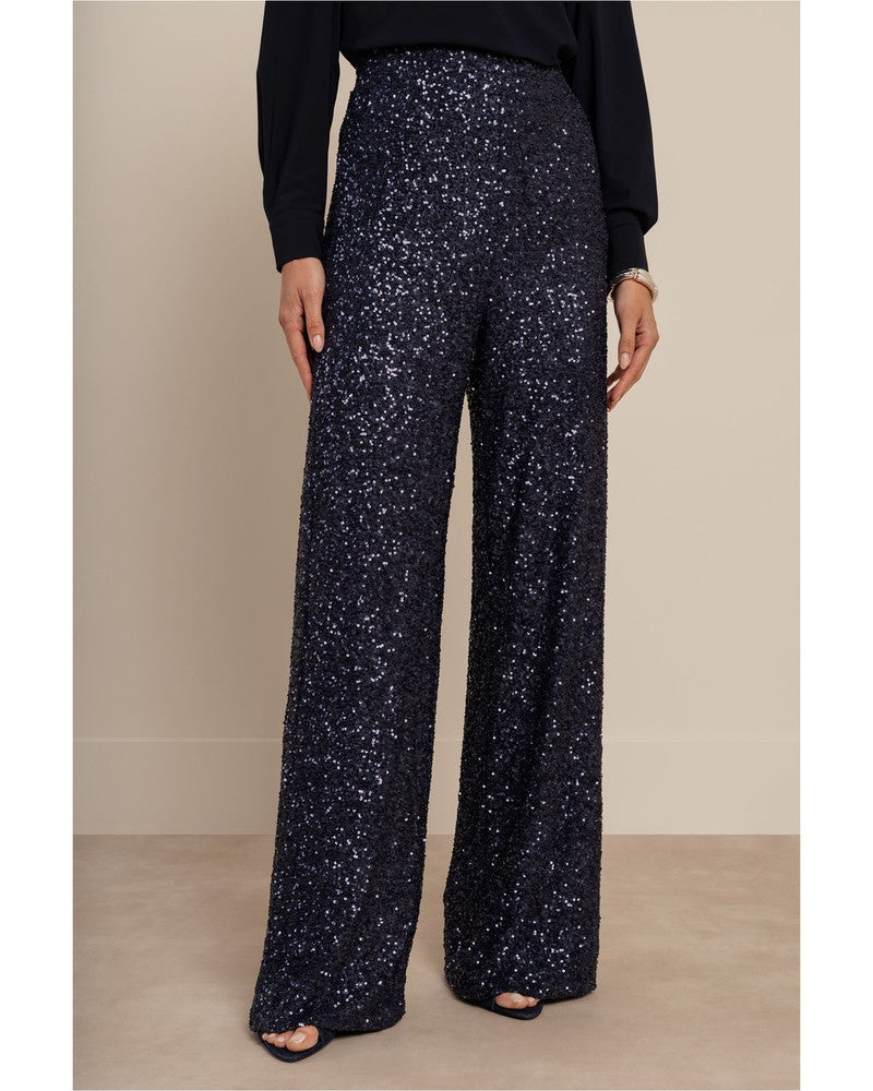 Lexie sequin trousers Donker Blauw Lexie sequin trousers Donker Blauw