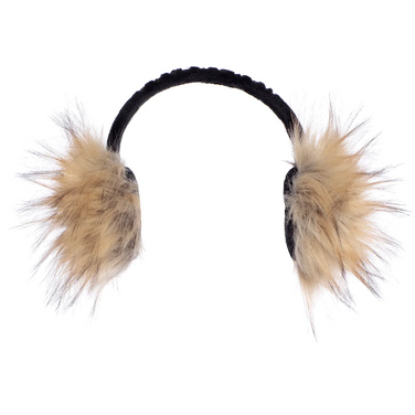 Fluffy Earwarmers Faux Fur Beige KL