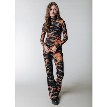 Animal Mesh Extra Flare Pants Multi KL