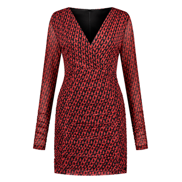 Asia Mesh Dress Rood KL
