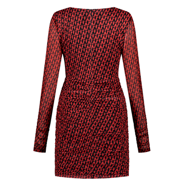 Asia Mesh Dress Rood KL