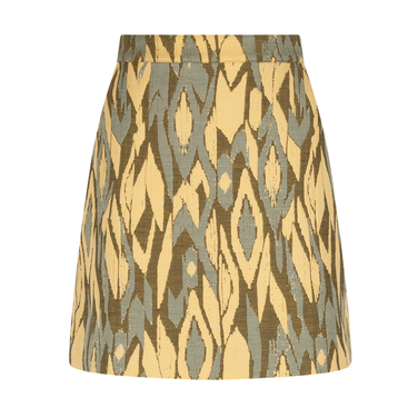 Nasma Ikat Pes Skirt Blauw KL