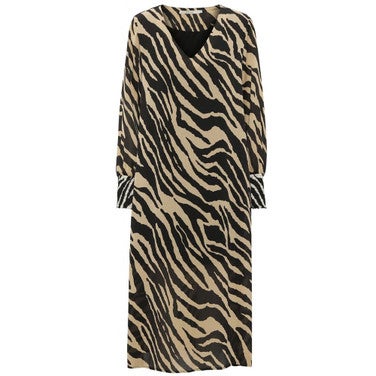 Zebra Dress Zwart KL