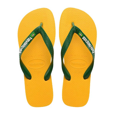 Havaianas Kids logo Brasil Geel KL