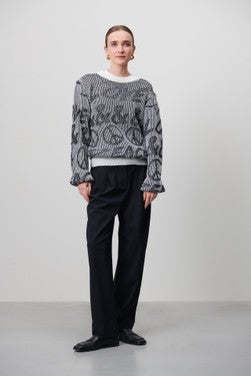 Grace Pullover Zwart KL