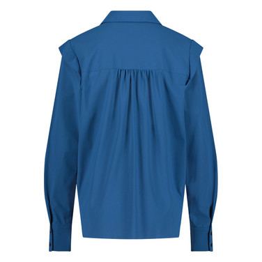 Hanna Blouse Technical Jersey Blauw KL
