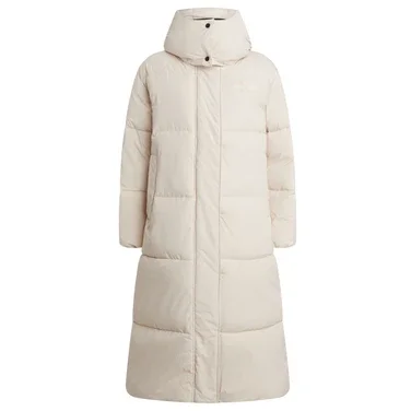 Non Down Oversized Long Puffer Beige KL