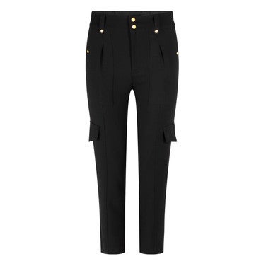 Malu Vis Trousers Zwart