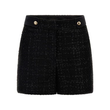GUESS Clarissa Tweed Short Black Tweed Fantasy Zwart KL