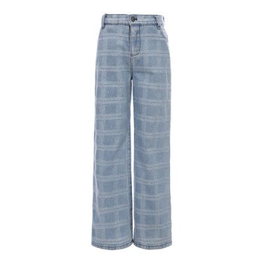 10Sixteen Check Pants 5601 Blauw KL