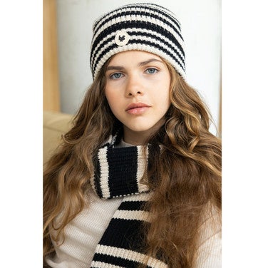 Knitted Hat 5930 Zwart