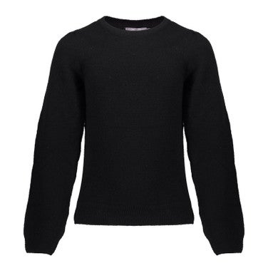 Pullover Pleated Shoulders 34538K Zwart