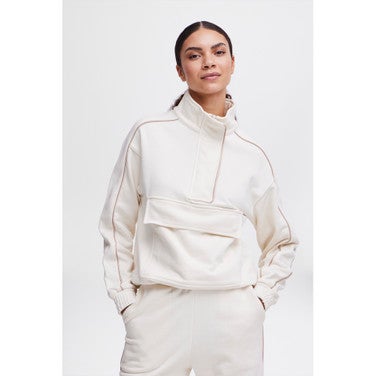 JCSaki Collar Sweatshirt Birch Mix