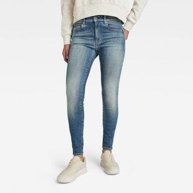 3301 Skinny Wmn Blauw