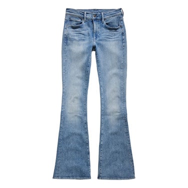 3301 Flare Wmn Sun Faded Blauw KL