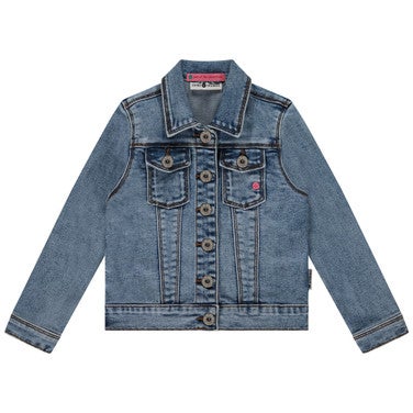girls denim jacket Blauw KL