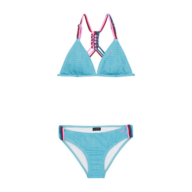 PRTFIMKE 24 JR triangle bikini Blauw KL