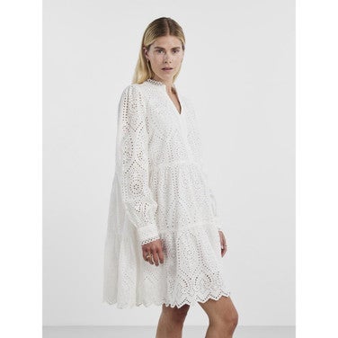 Yasholi LS dress Wit KL