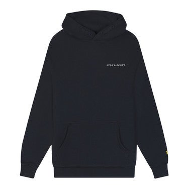 Script Embroidered Hoodie AS Donker Blauw KL
