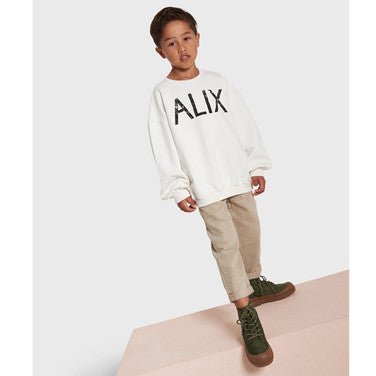kids knitted ALIX sweater Tour Wit KL