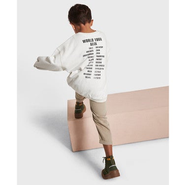 kids knitted ALIX sweater Tour Wit KL