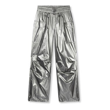 Ladies woven cargo pants Felise Zilver KL