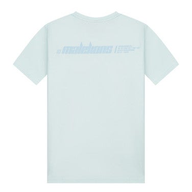 Malelions Junior Worldwide T-Shirt Blauw KL