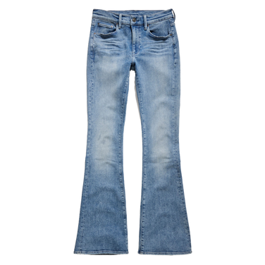 3301 Flare Wmn D21290-D441 Blauw