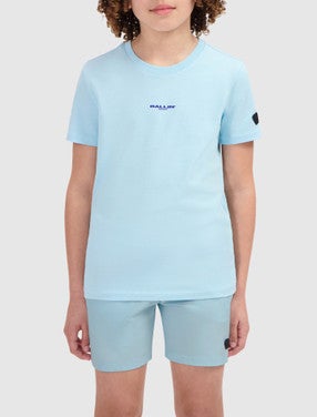 T-shirt with front and backprint Blauw KL