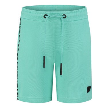 Shorts with side logo Blauw KL