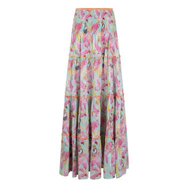 Long Skirt Groen